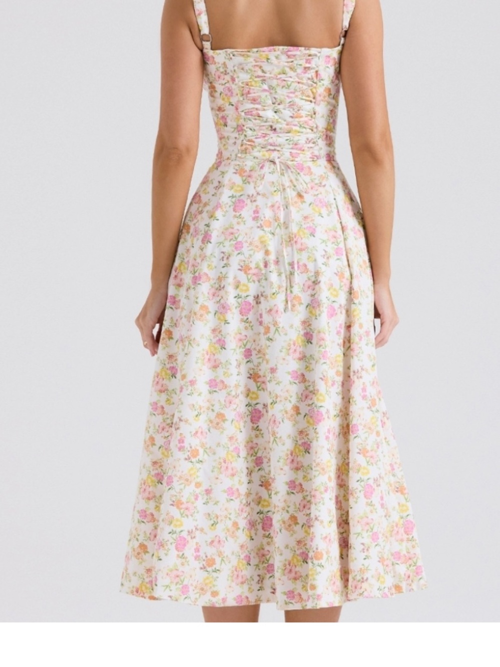 HOUSE OF CB Carmen Ivory Meadow Print Cotton Bustier
Sundress - Picture 2 of 8